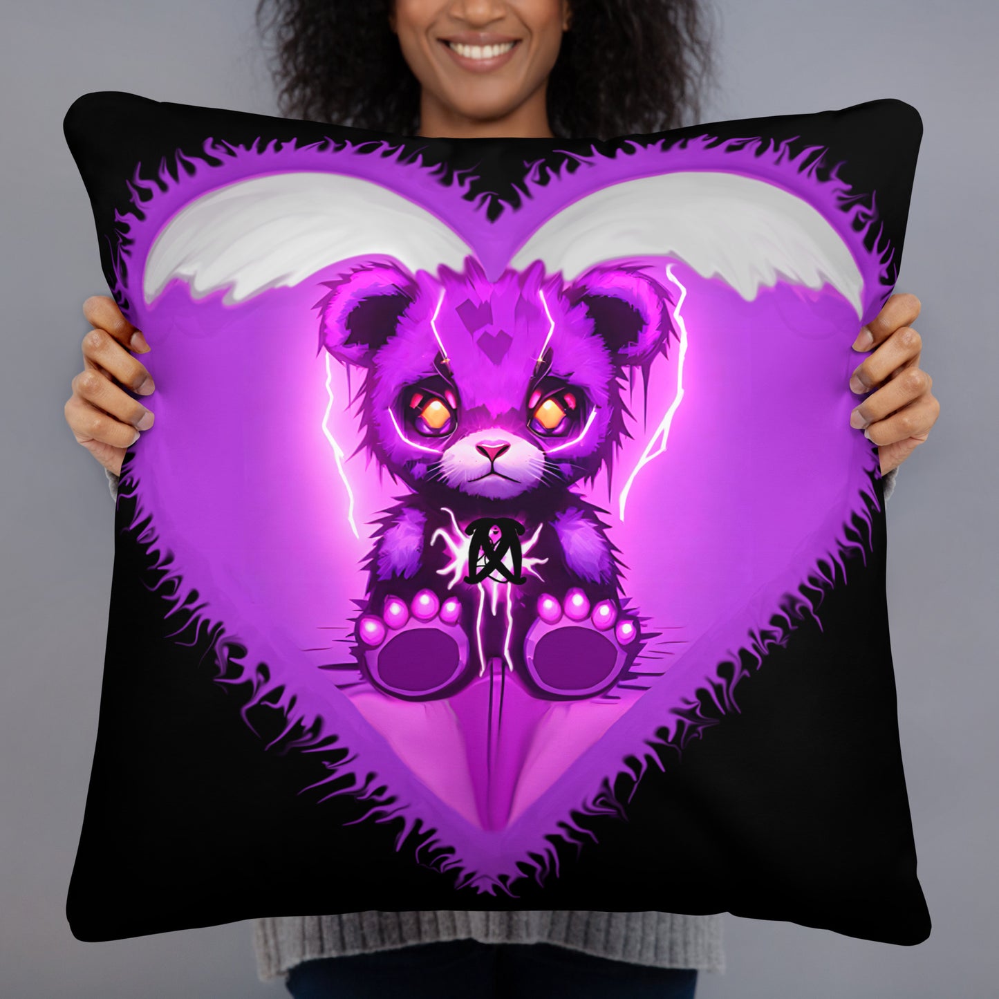 Purp Bear Basic Pillow