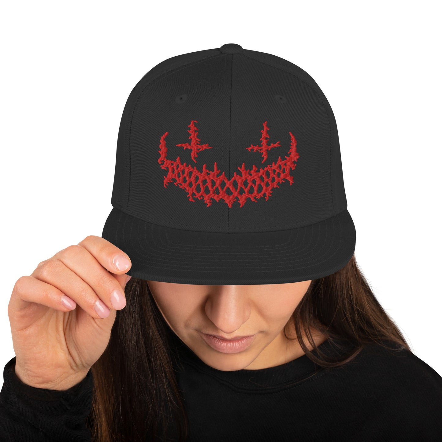 Crossed Snapback Hat