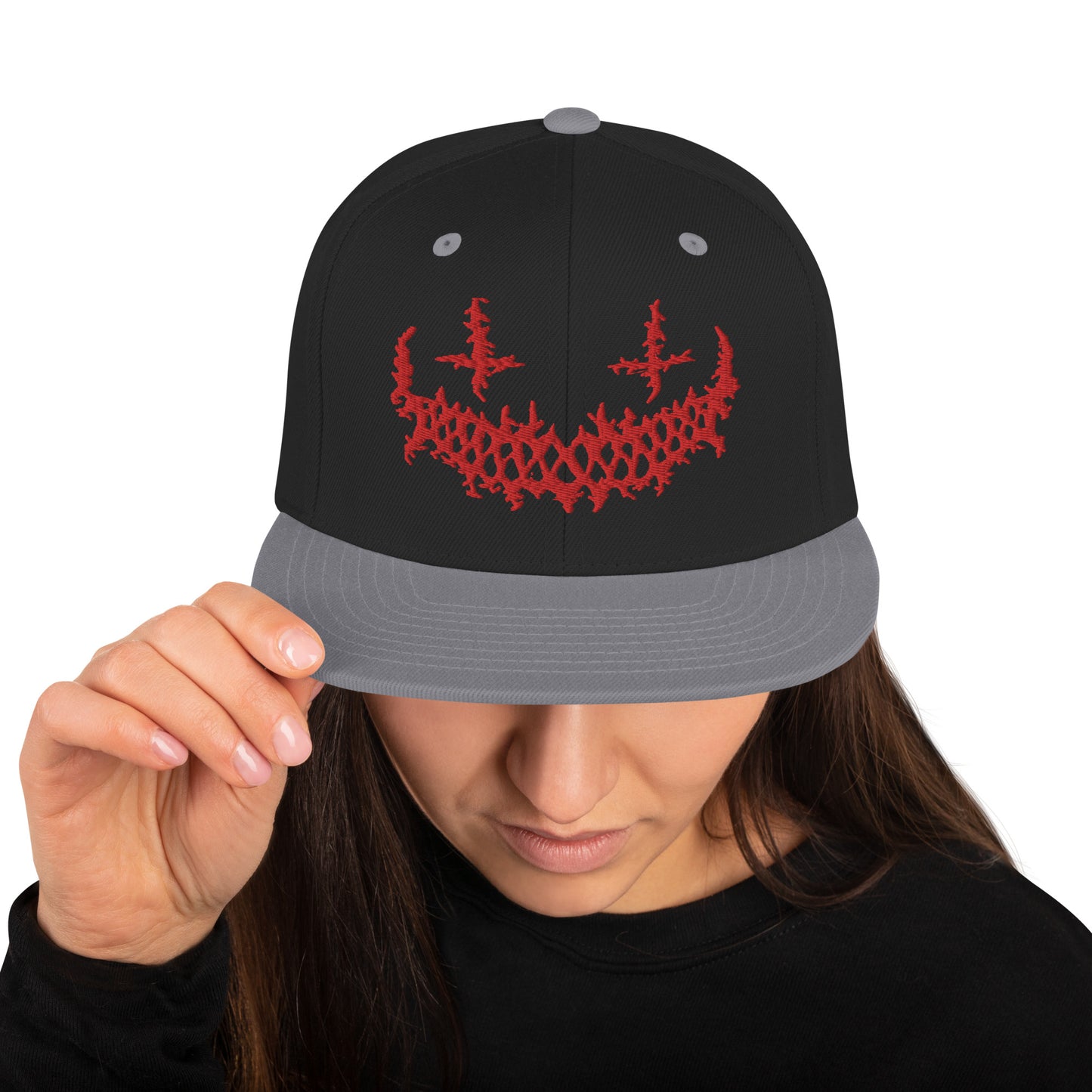 Crossed Snapback Hat