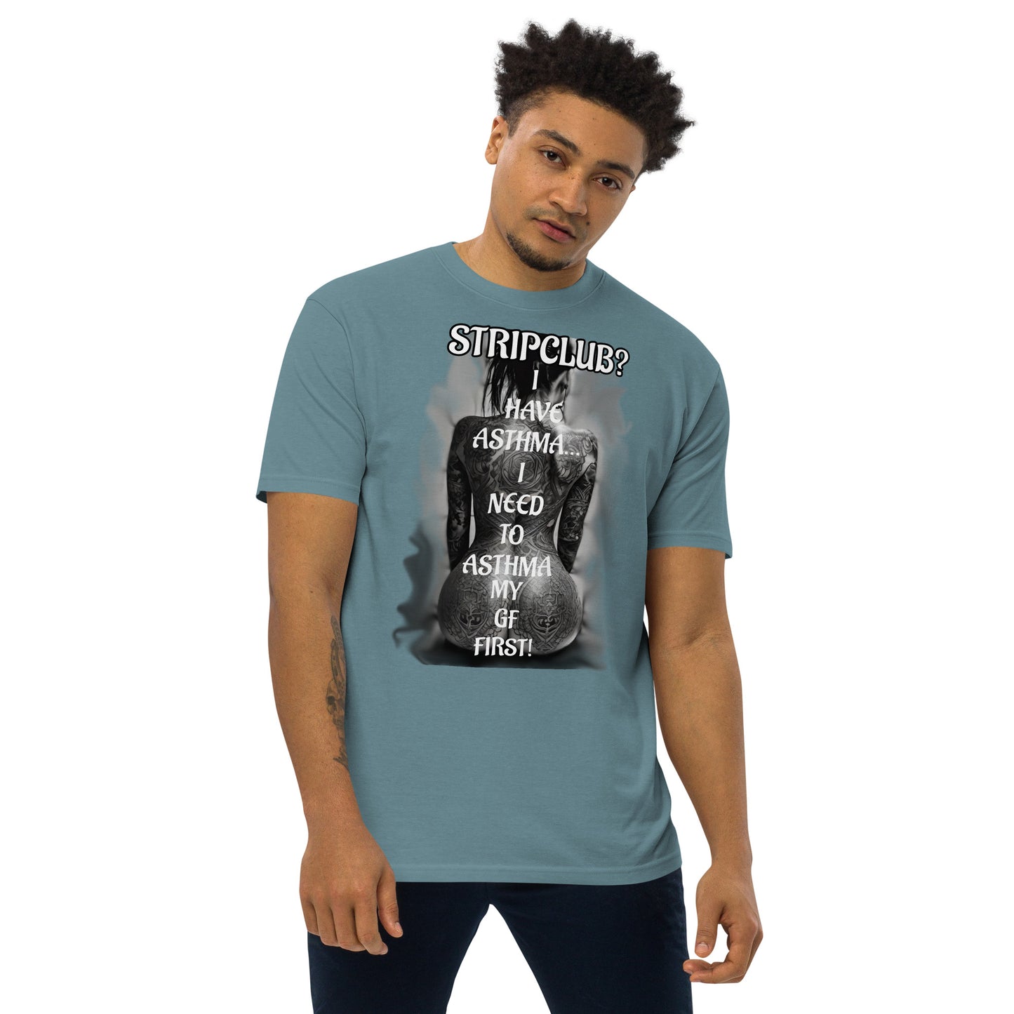 Asthma premium heavyweight tee