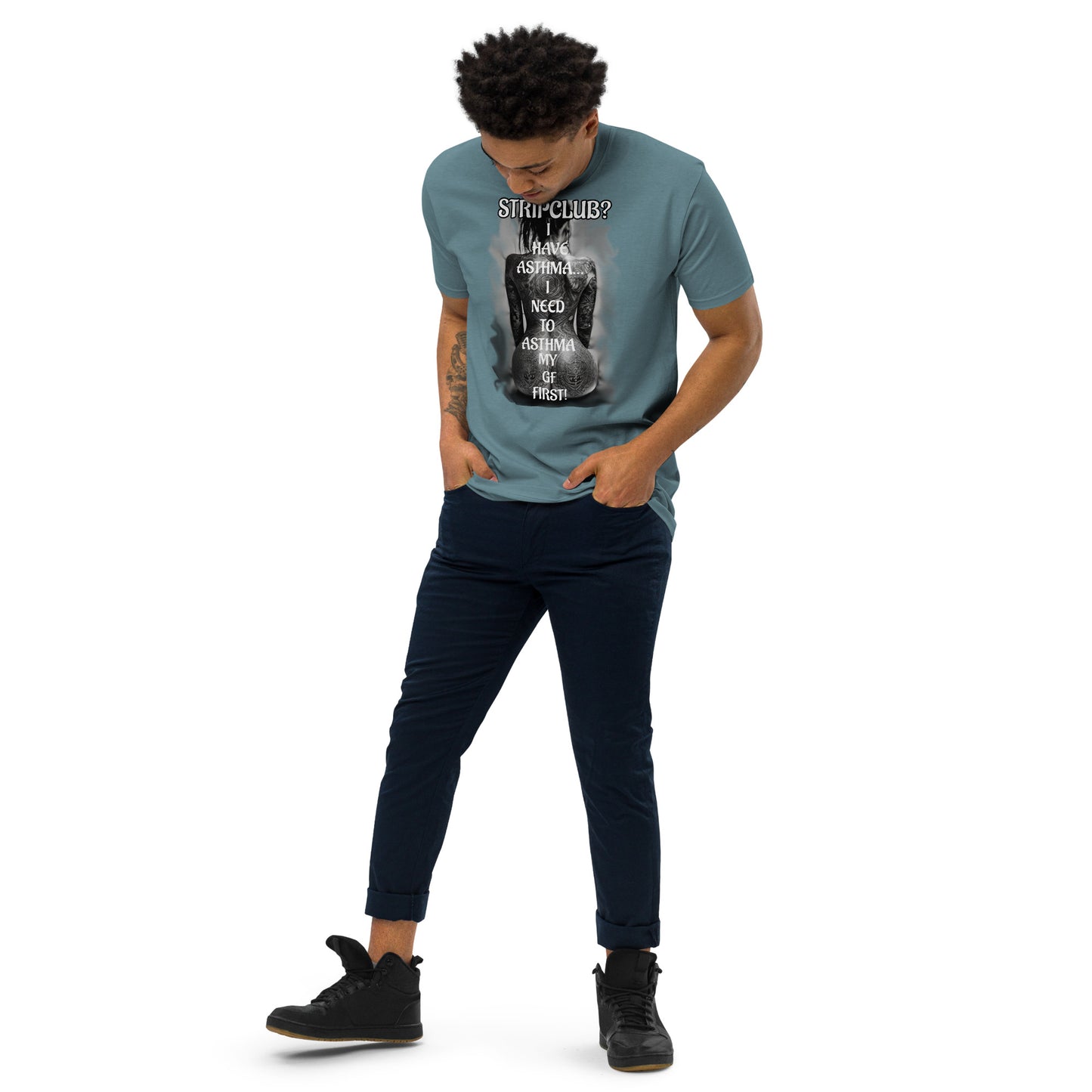 Asthma premium heavyweight tee