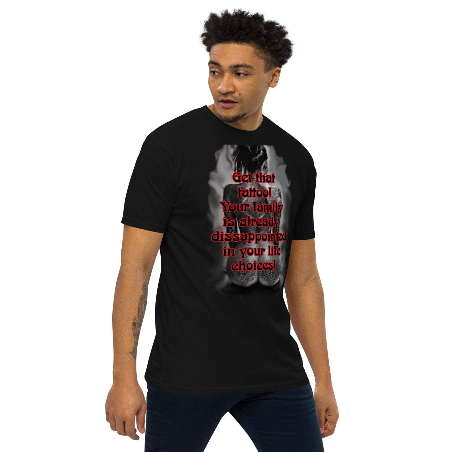 life choices Men’s premium heavyweight tee