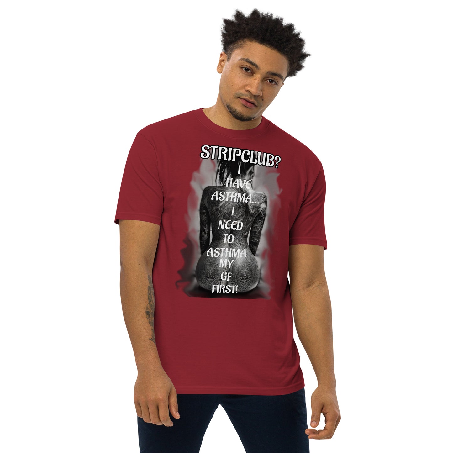 Asthma premium heavyweight tee