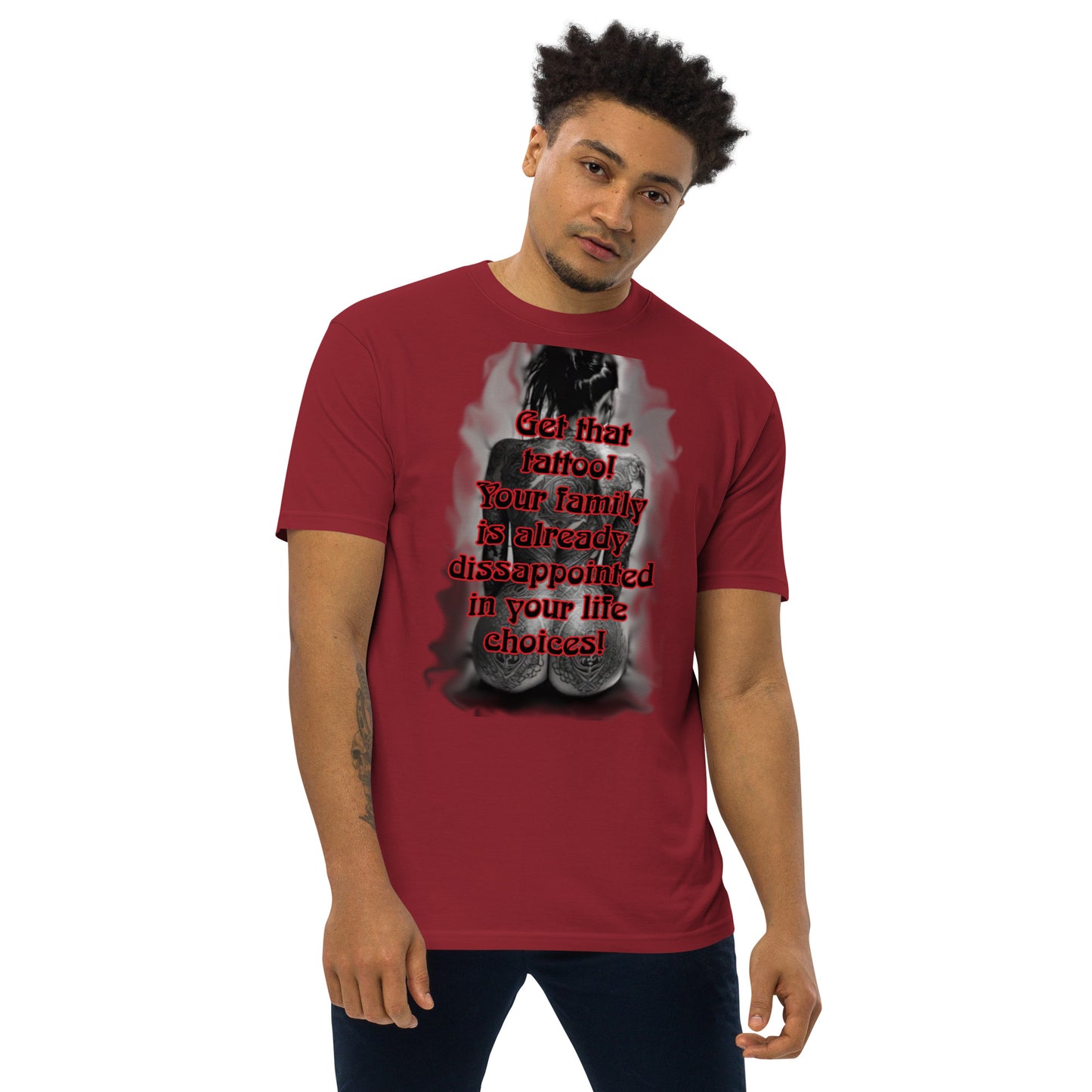 life choices Men’s premium heavyweight tee