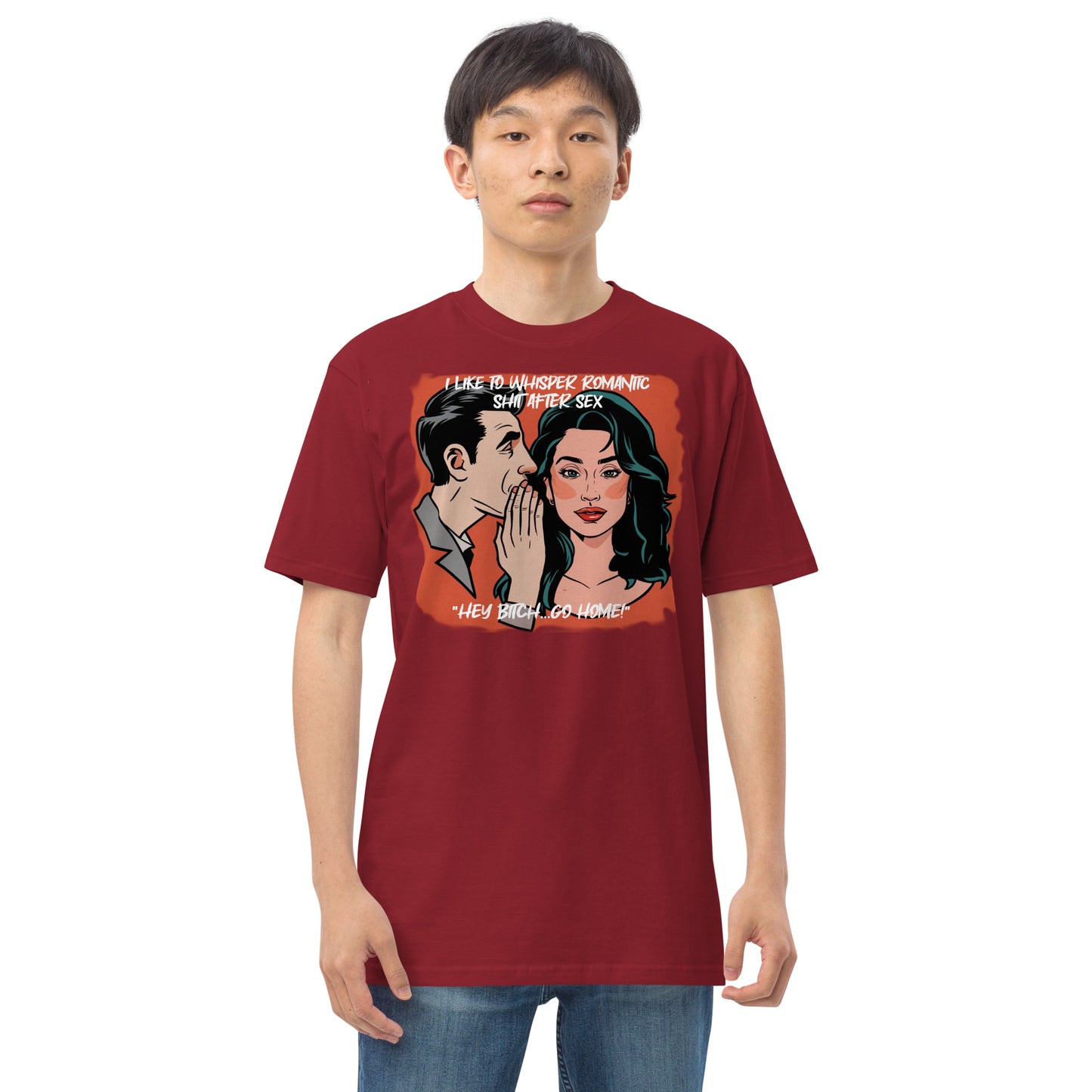 Whisper Men’s premium heavyweight tee