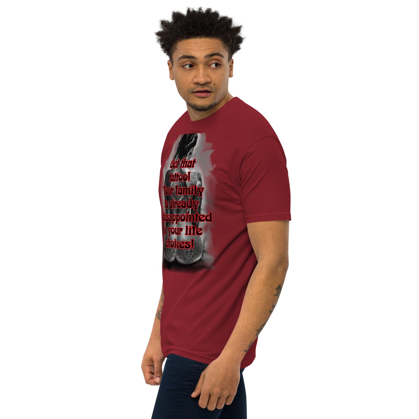 life choices Men’s premium heavyweight tee
