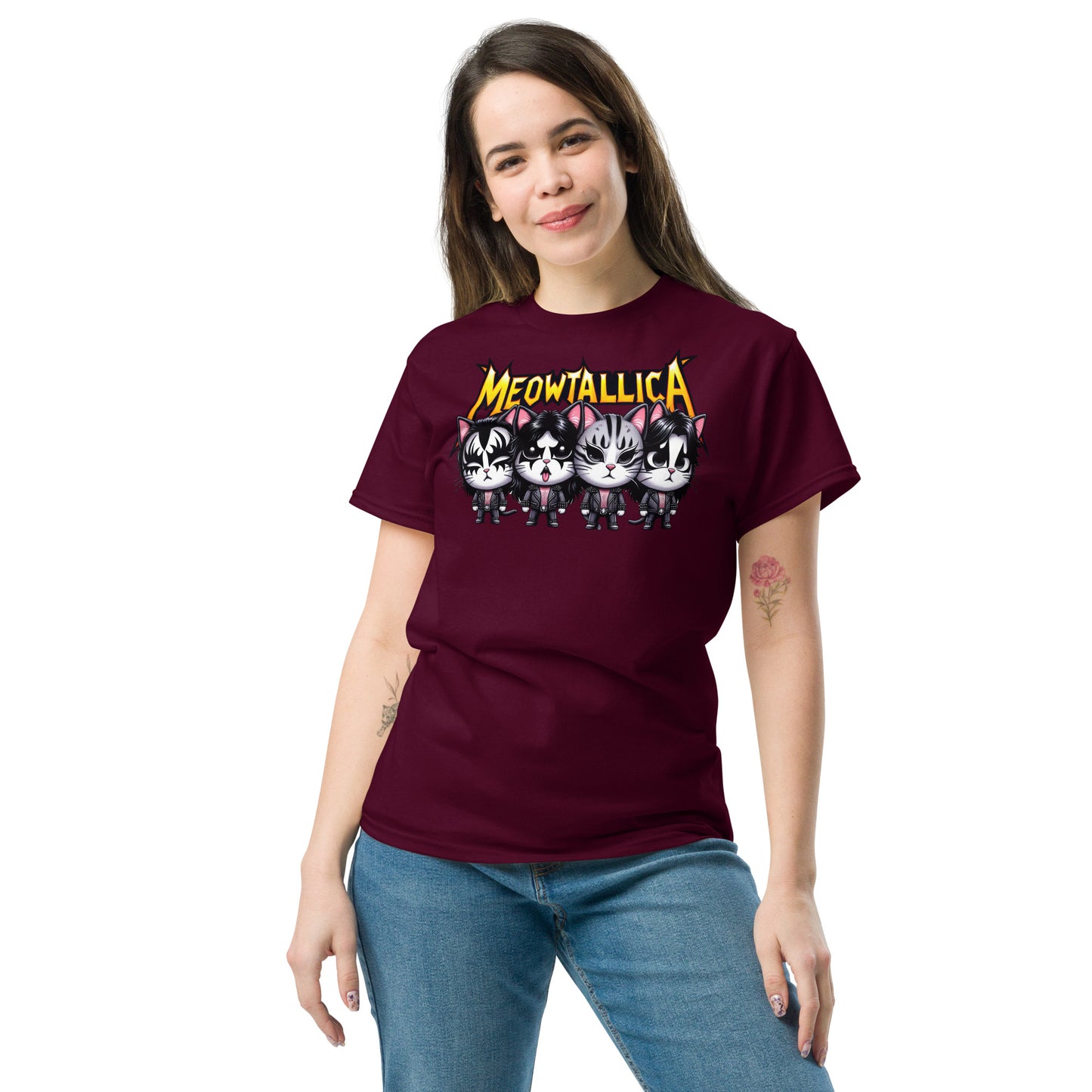 Meowtallica Unisex classic tee
