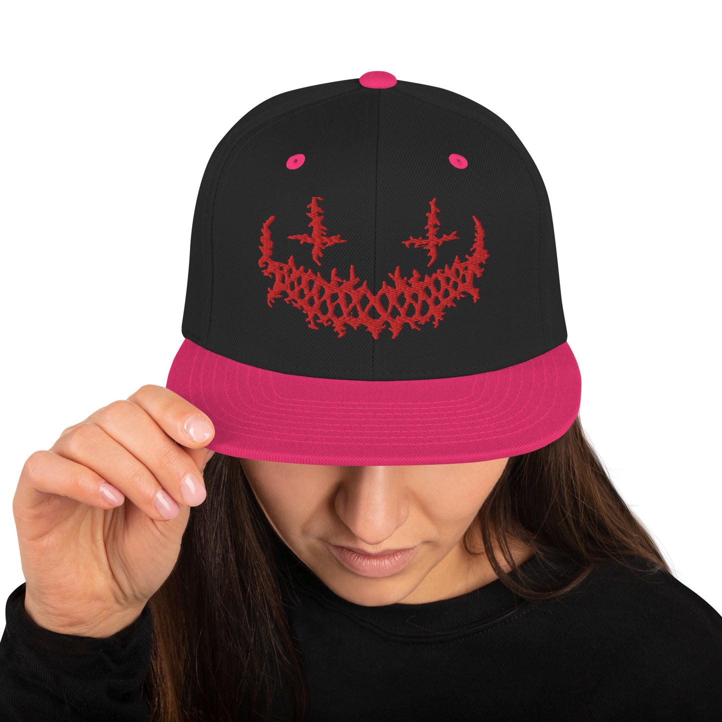Crossed Snapback Hat