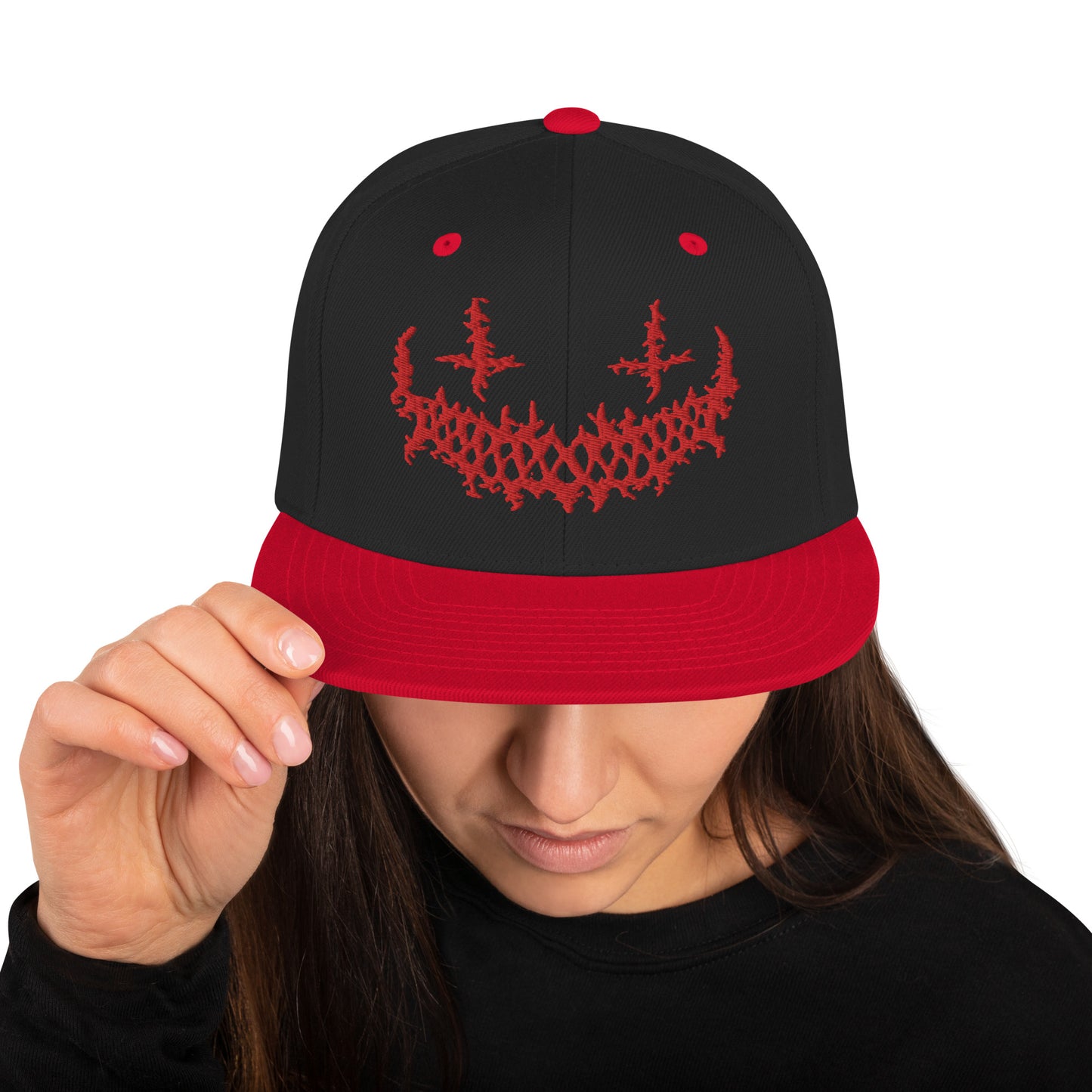 Crossed Snapback Hat