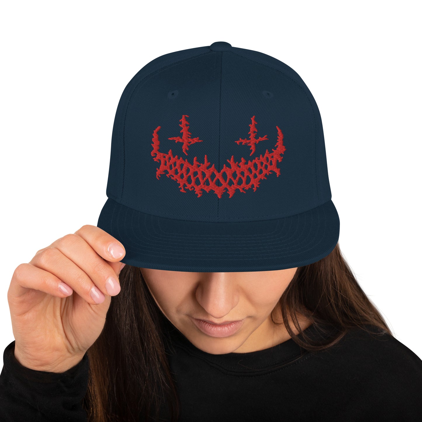Crossed Snapback Hat