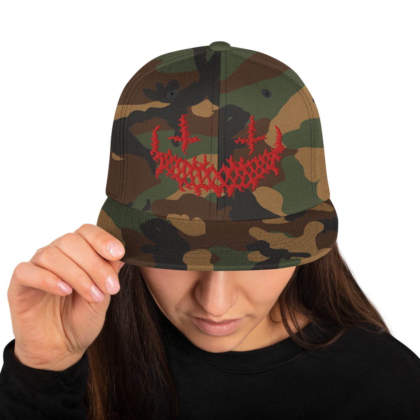 Crossed Snapback Hat