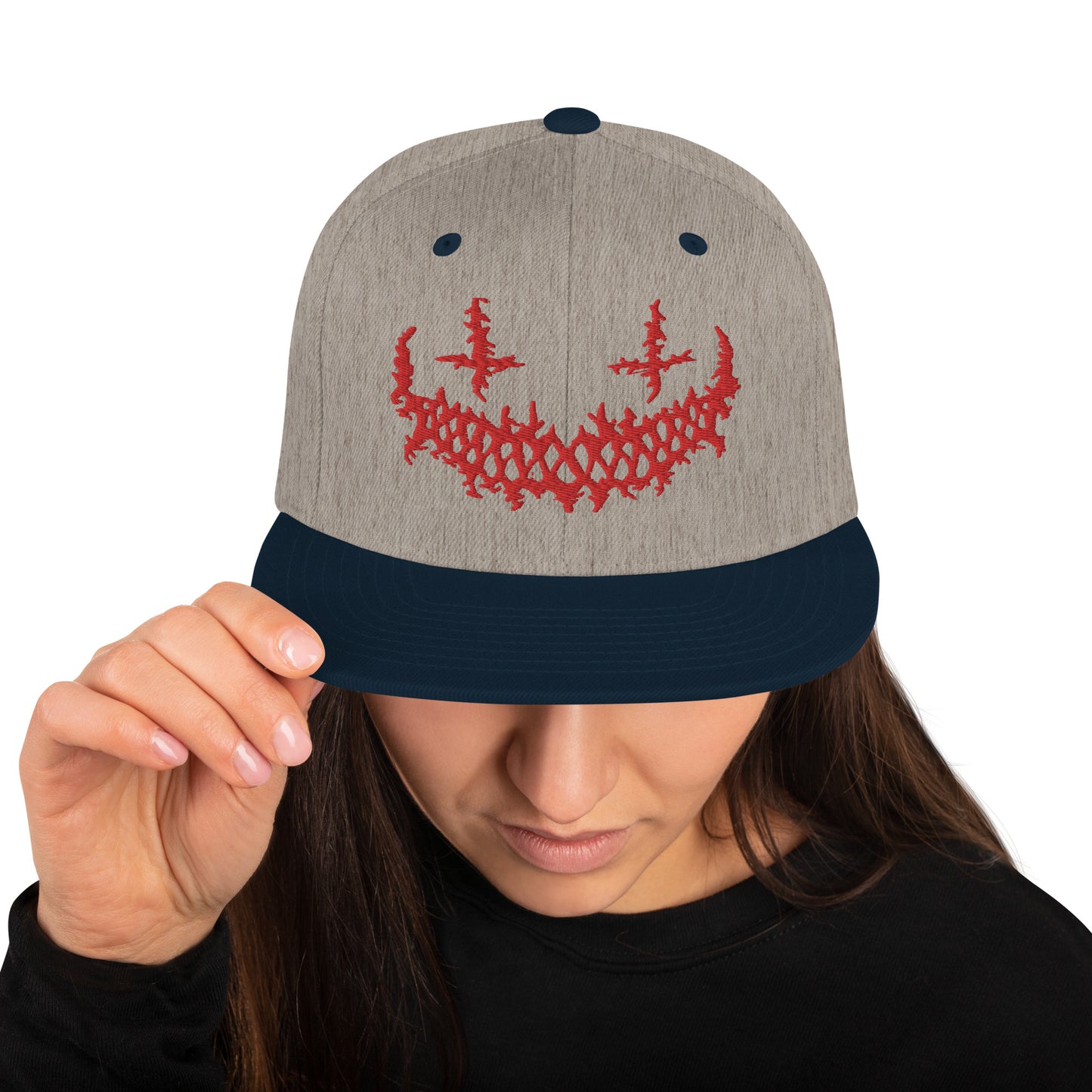 Crossed Snapback Hat