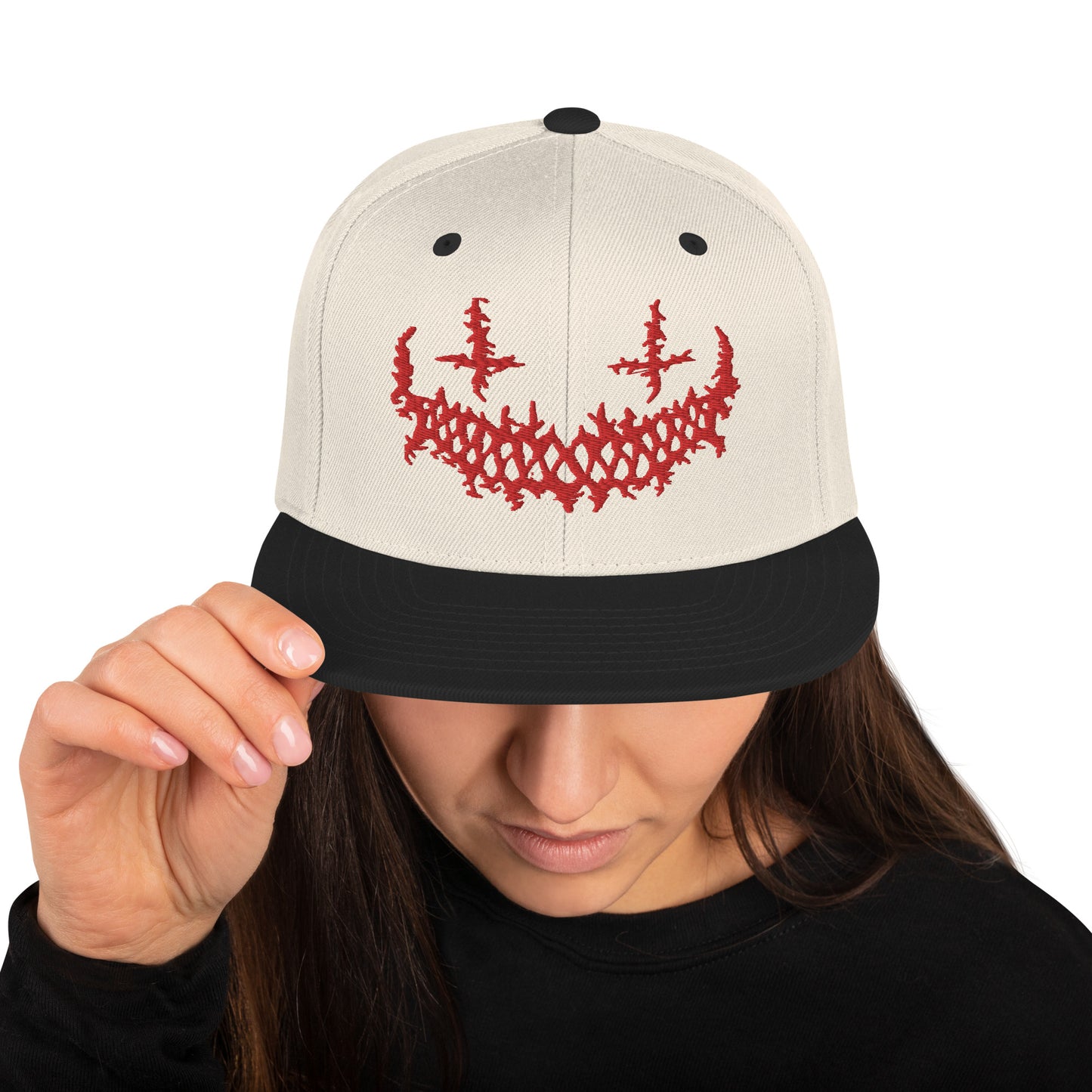 Crossed Snapback Hat