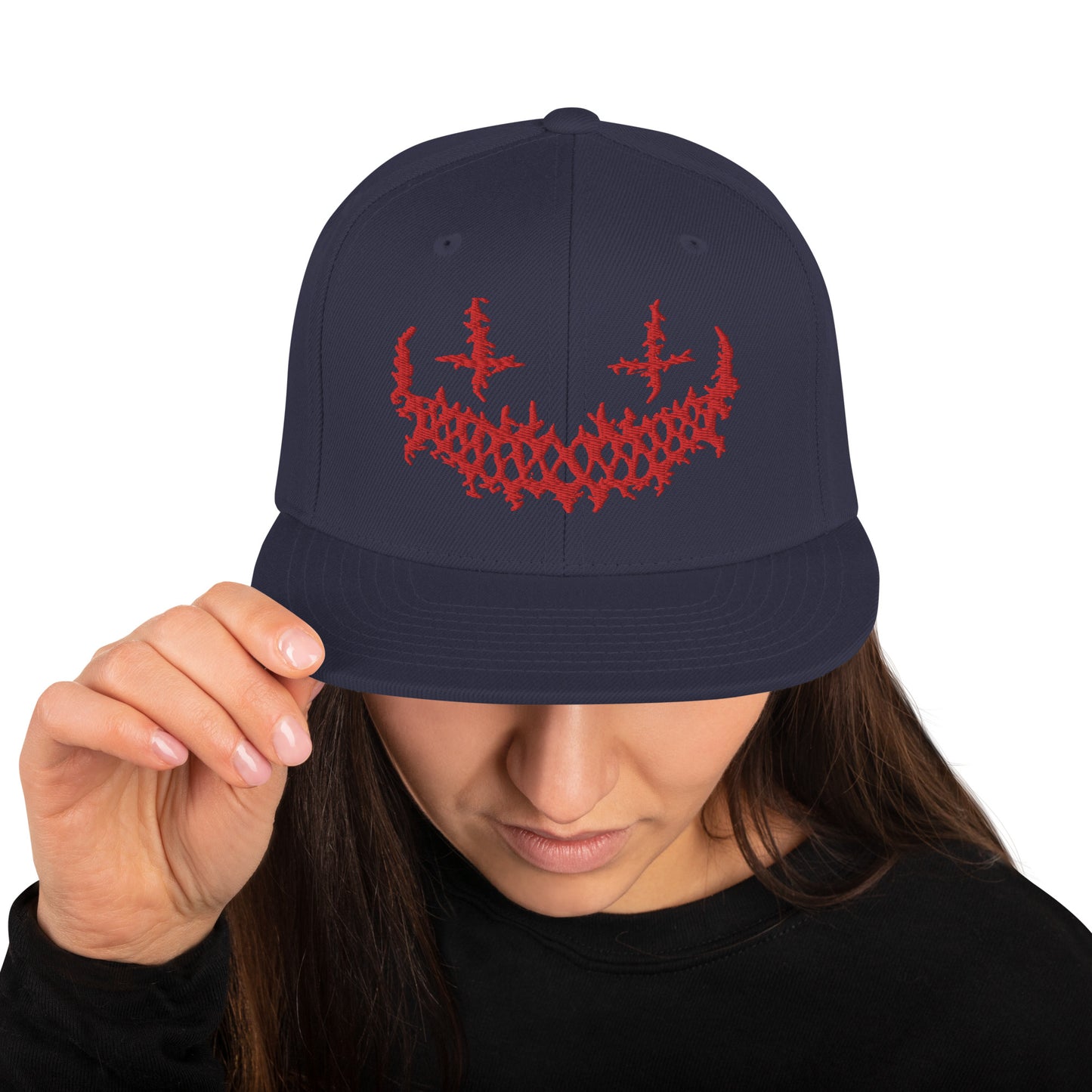 Crossed Snapback Hat