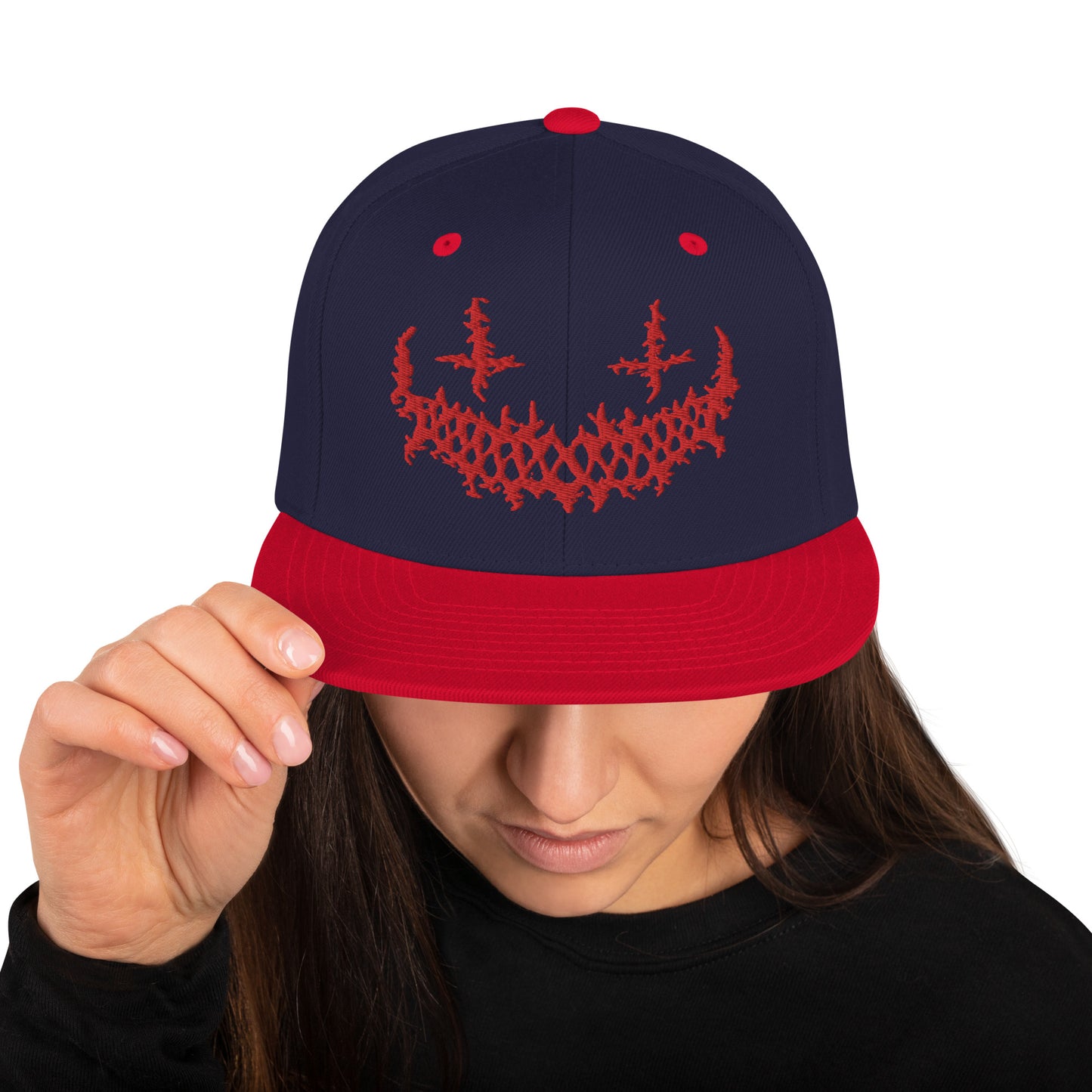 Crossed Snapback Hat