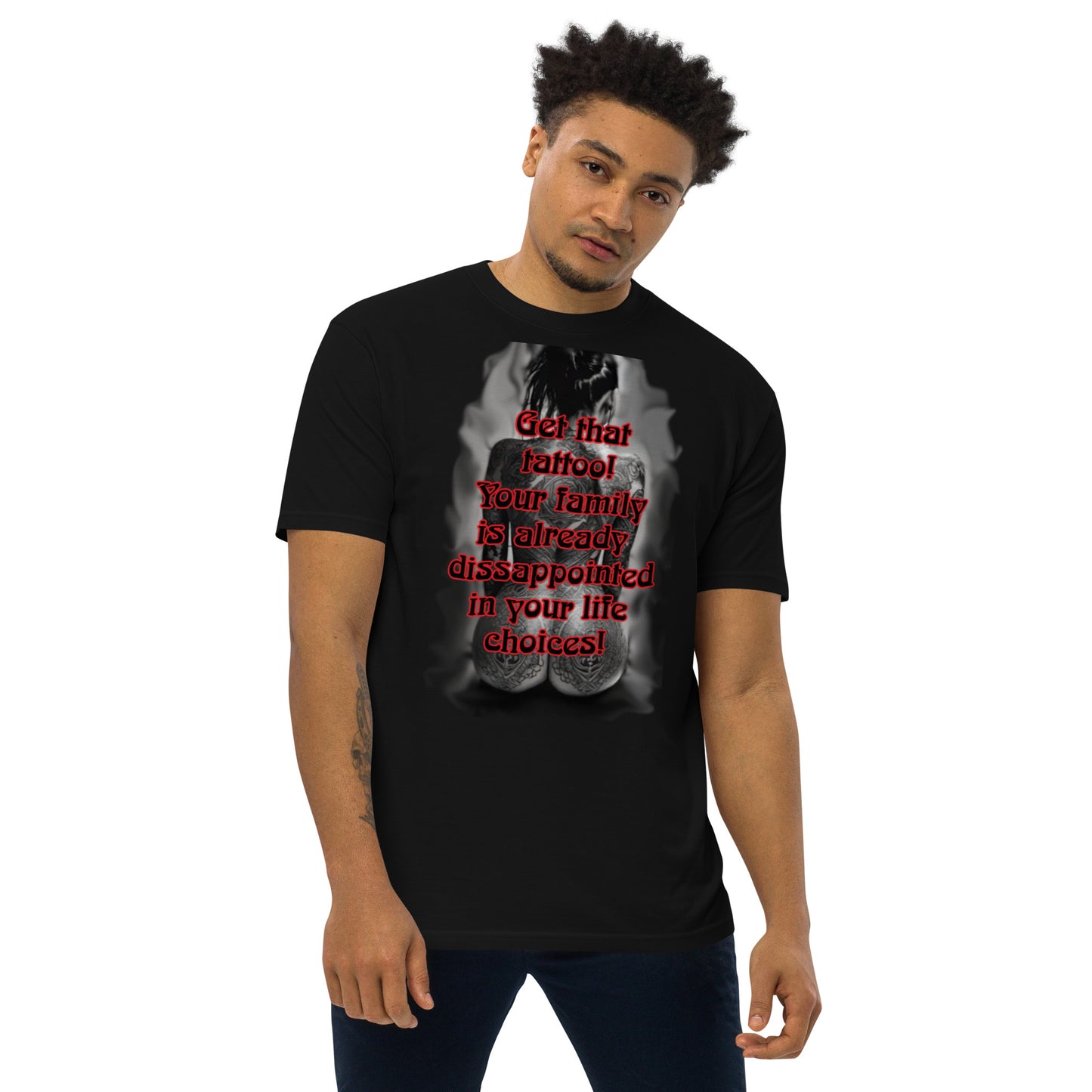 life choices Men’s premium heavyweight tee