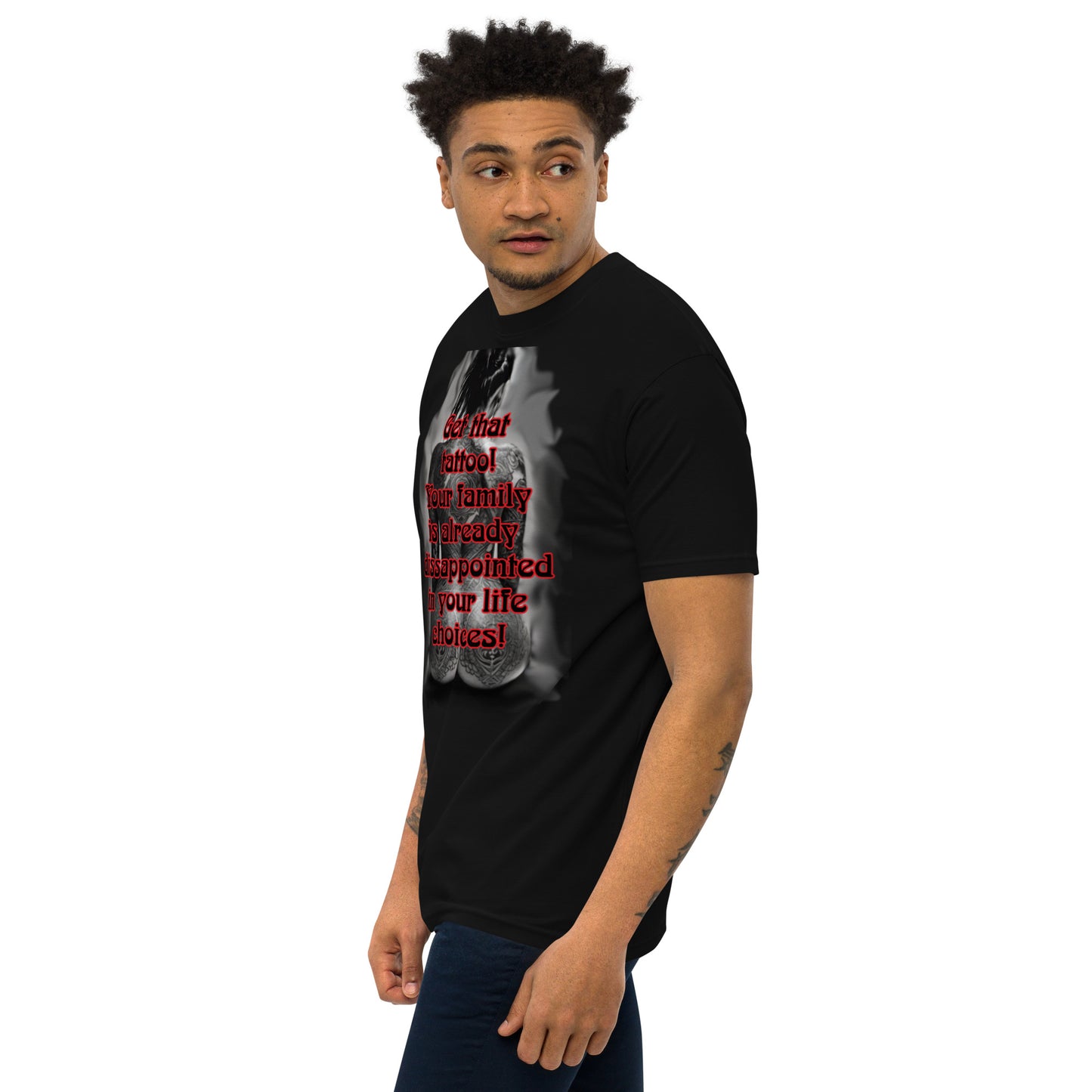life choices Men’s premium heavyweight tee