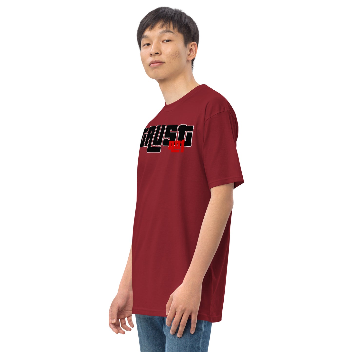 Trust no1 Men’s premium heavyweight tee