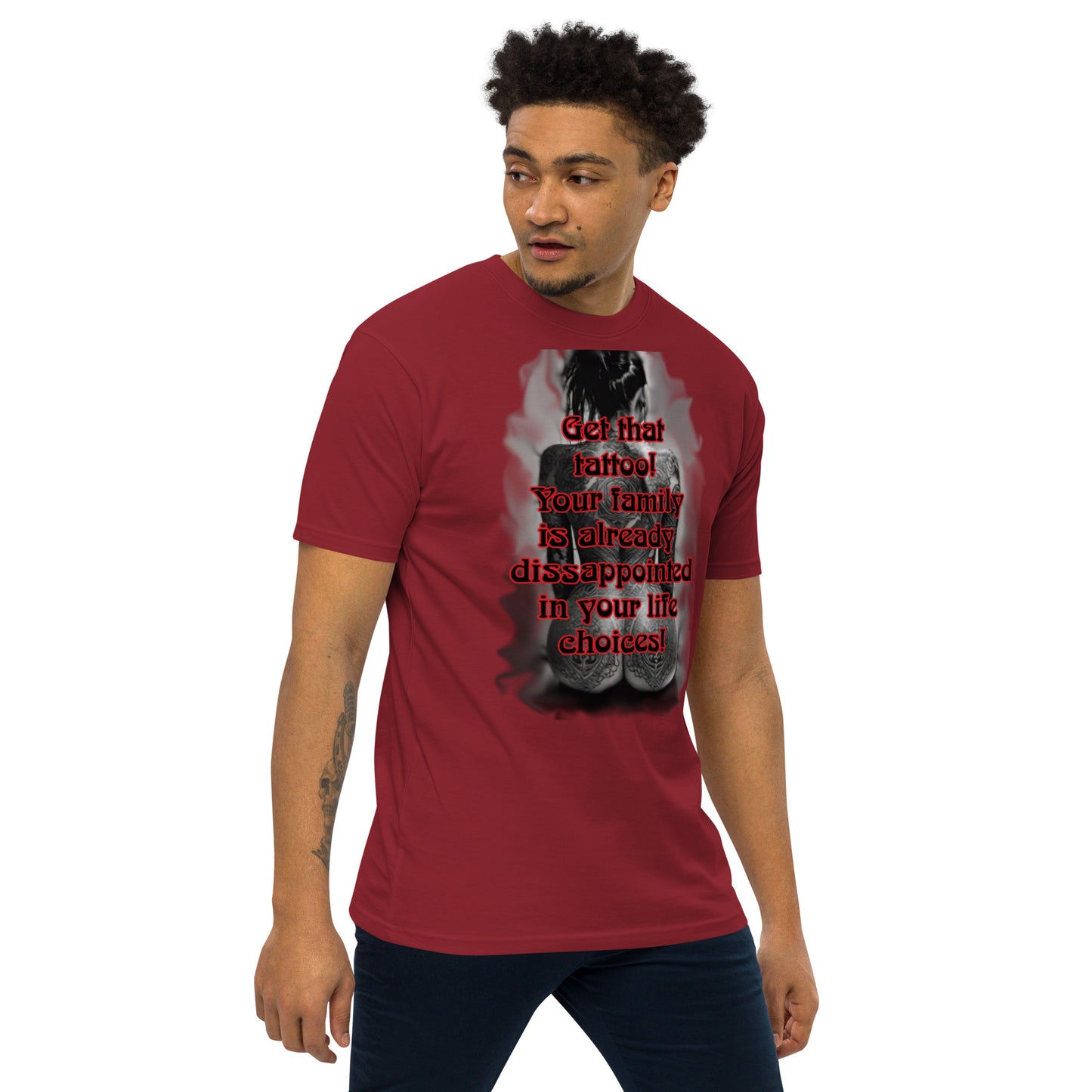 life choices Men’s premium heavyweight tee