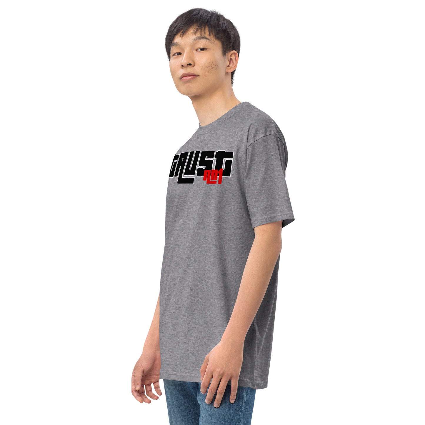 Trust no1 Men’s premium heavyweight tee