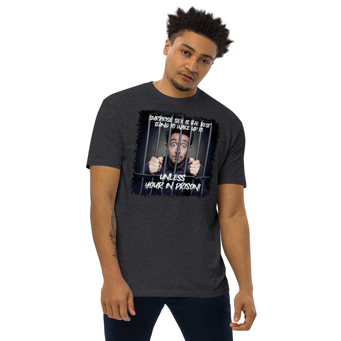 Surprise Men’s premium heavyweight tee