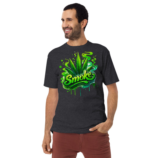 Smoke Men’s premium heavyweight tee