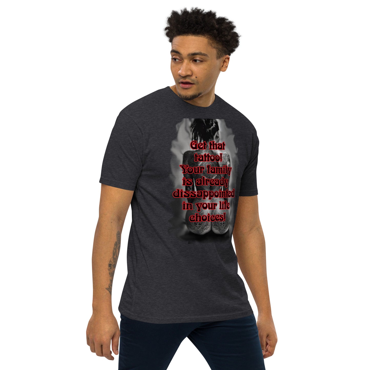 life choices Men’s premium heavyweight tee