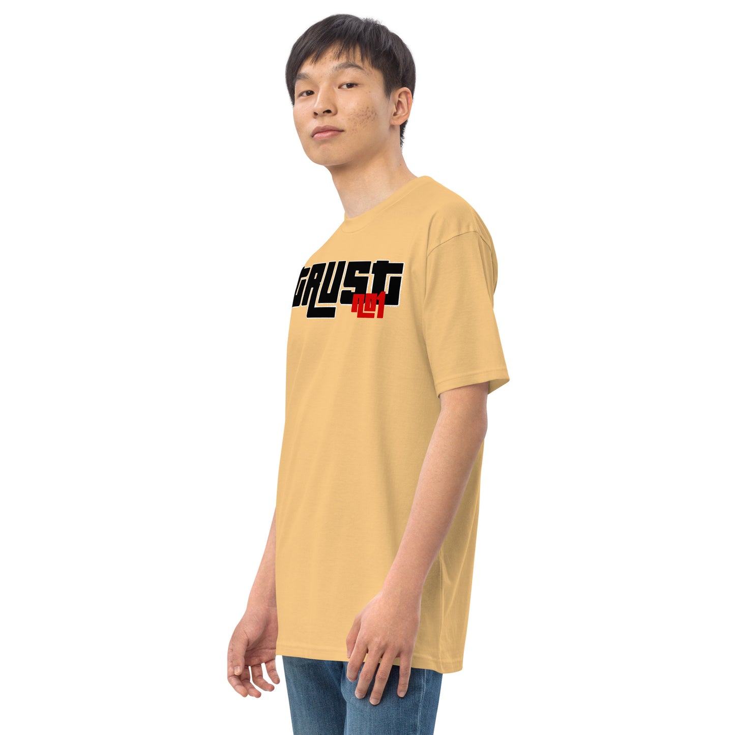 Trust no1 Men’s premium heavyweight tee