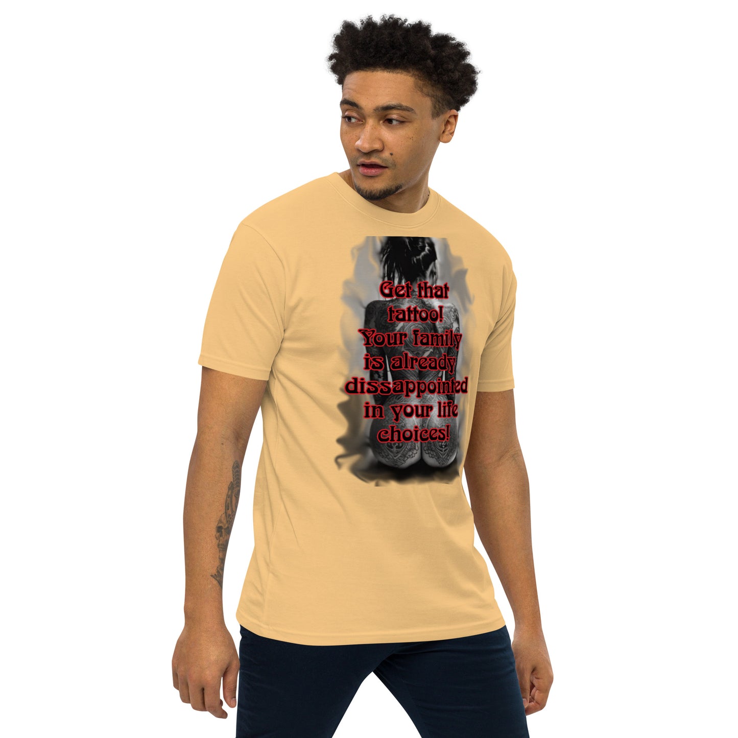 life choices Men’s premium heavyweight tee
