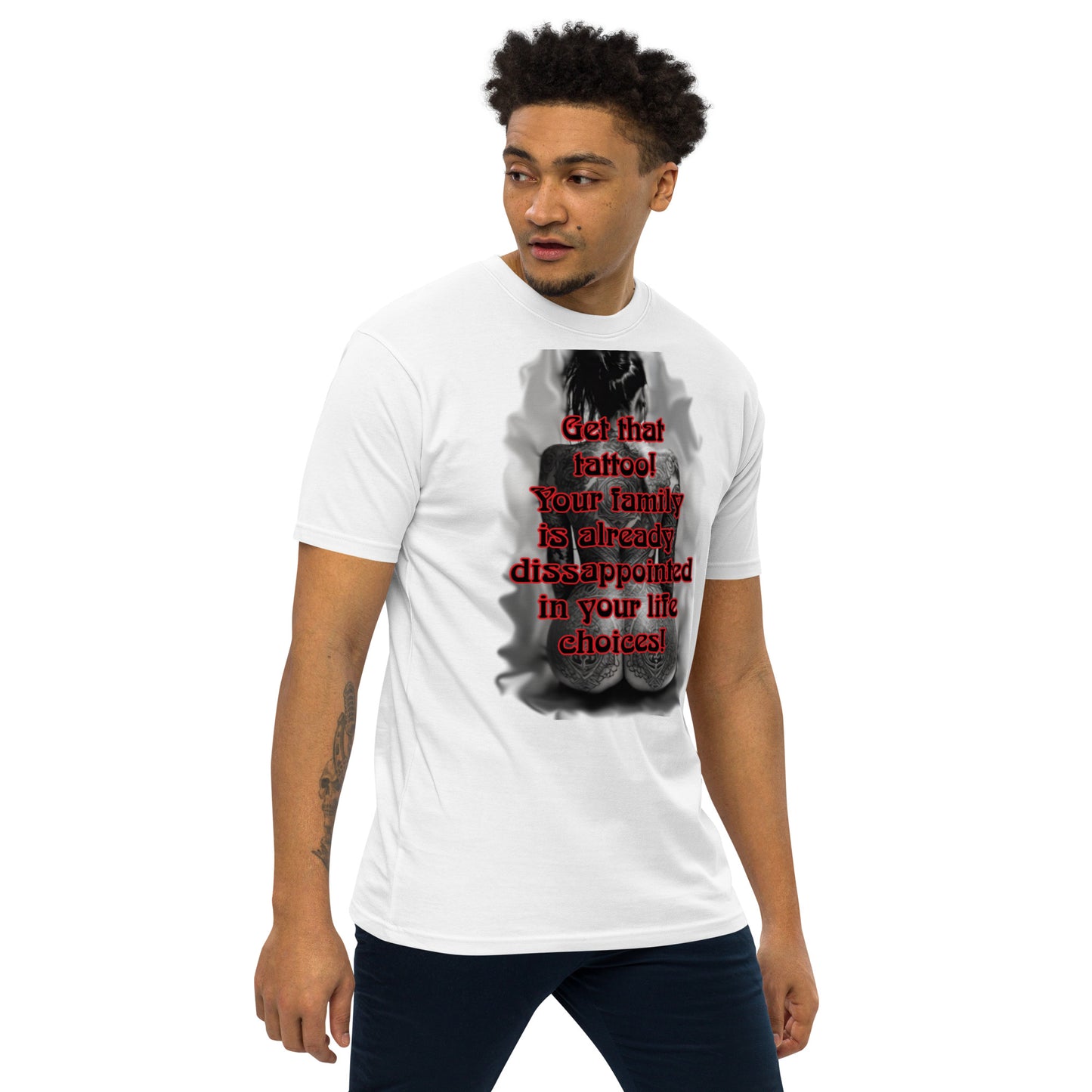 life choices Men’s premium heavyweight tee