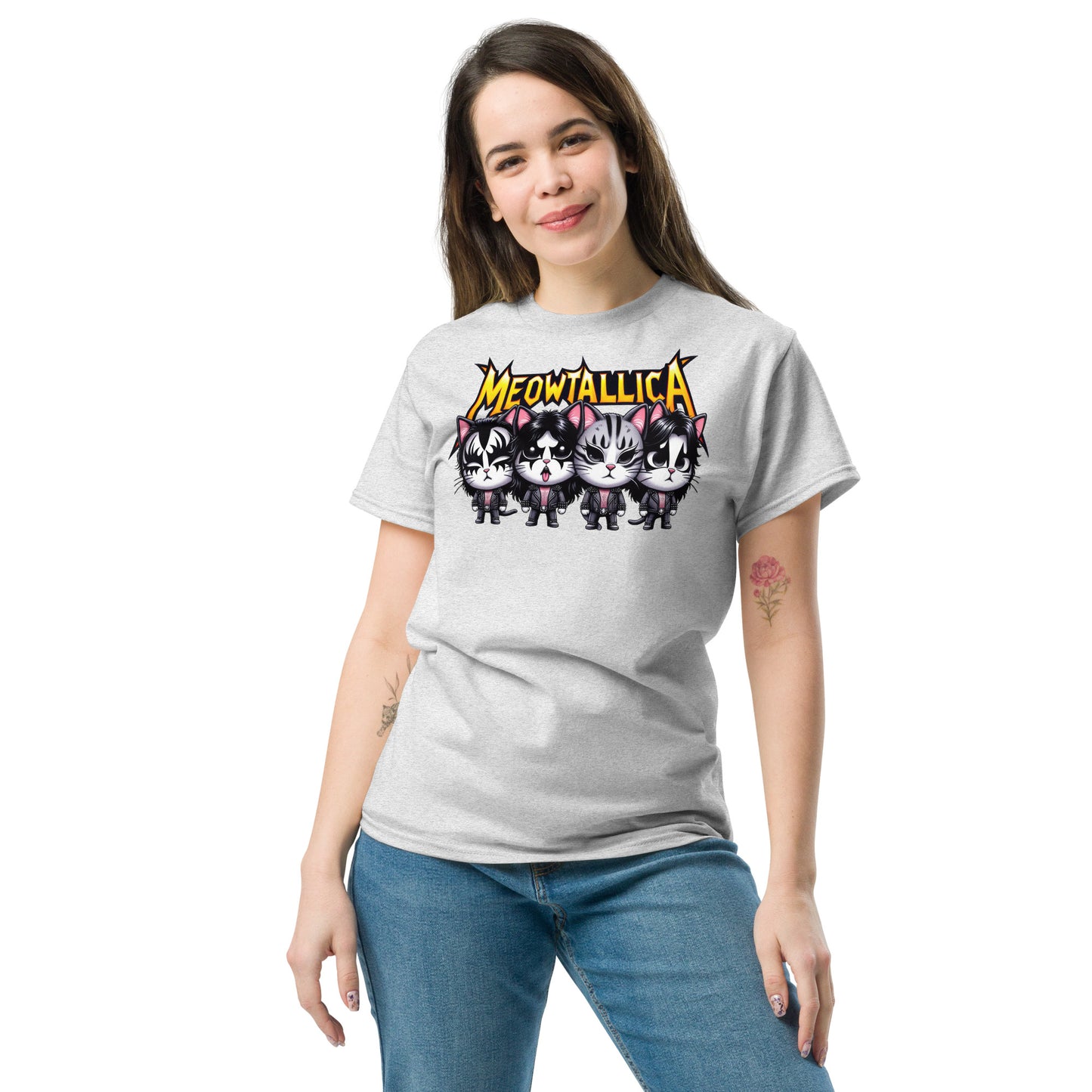 Meowtallica Unisex classic tee