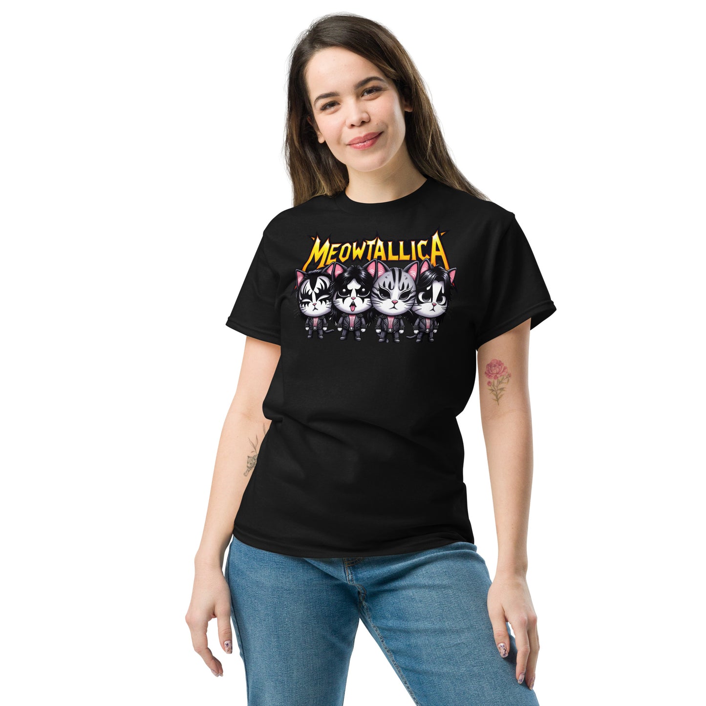 Meowtallica Unisex classic tee