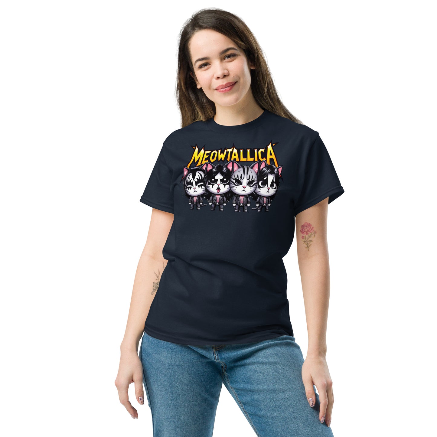 Meowtallica Unisex classic tee