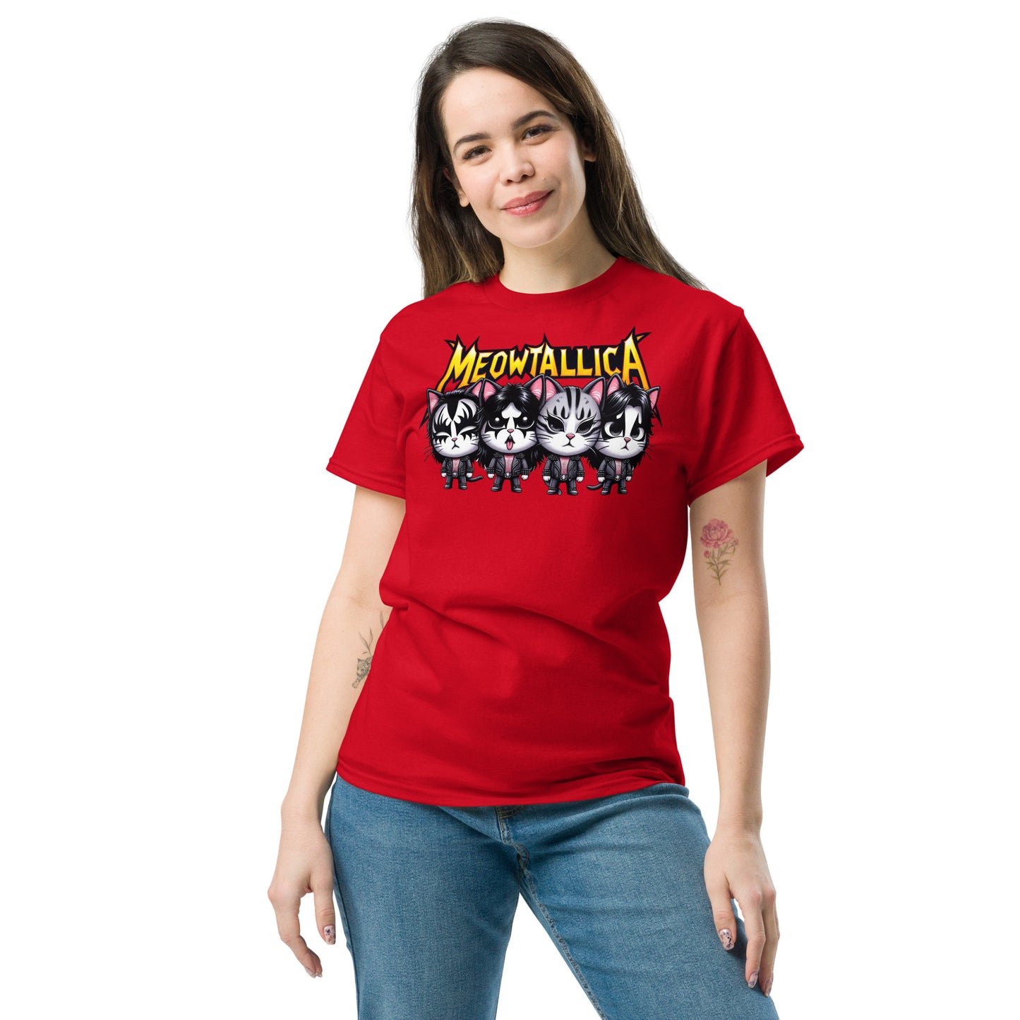 Meowtallica Unisex classic tee