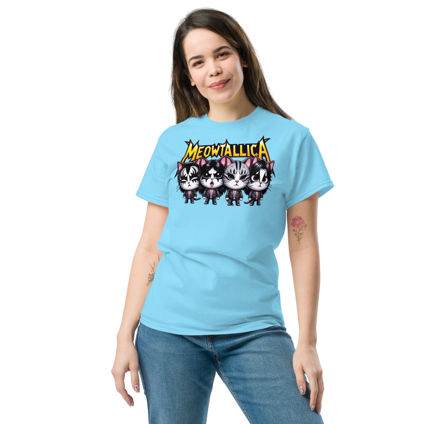 Meowtallica Unisex classic tee