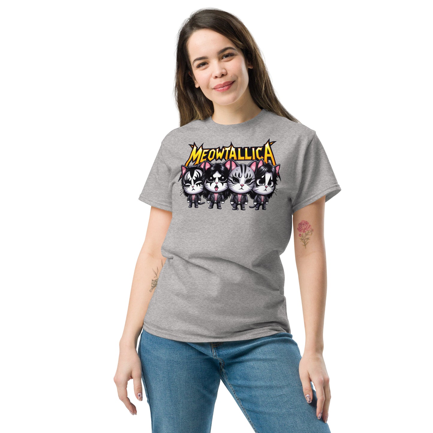 Meowtallica Unisex classic tee