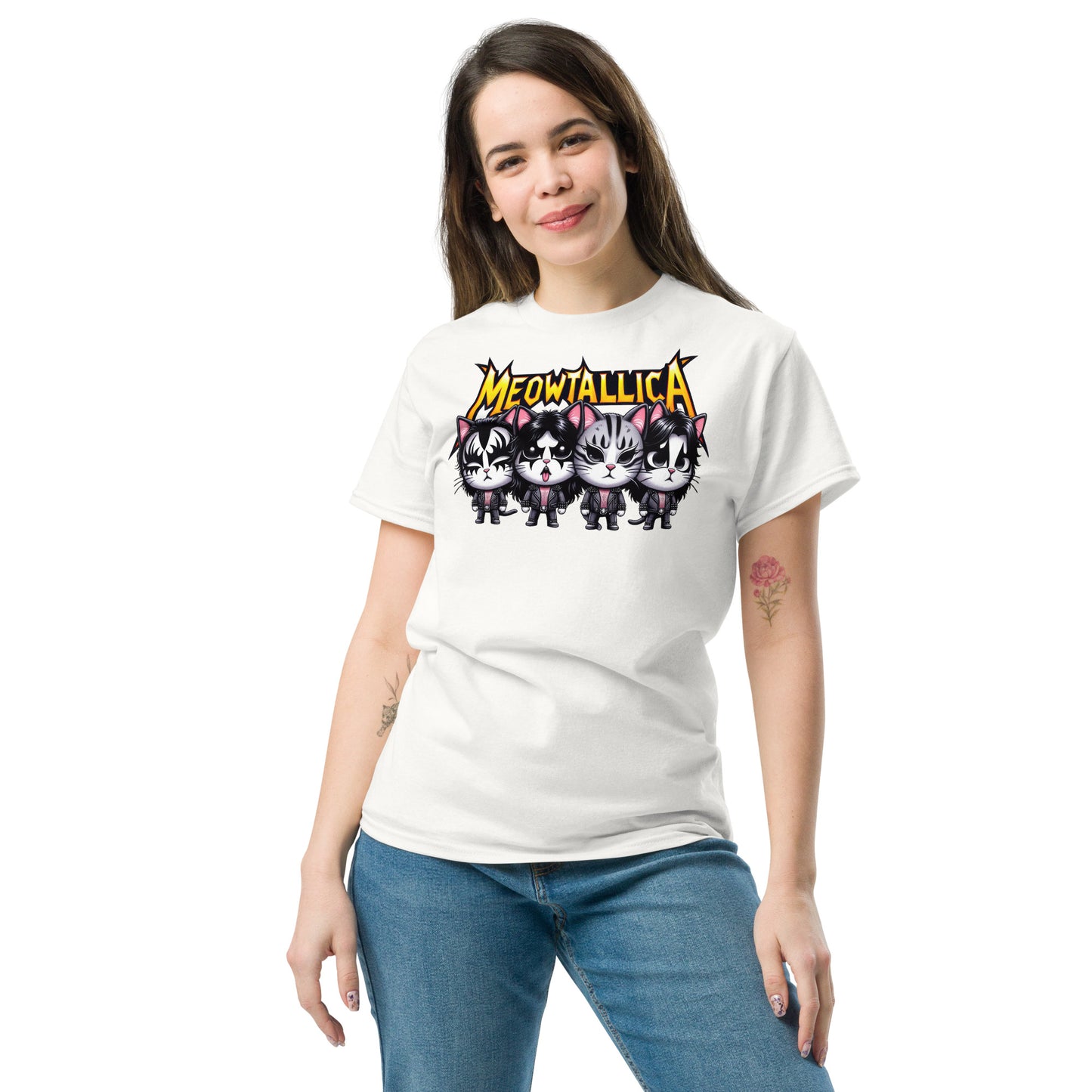 Meowtallica Unisex classic tee