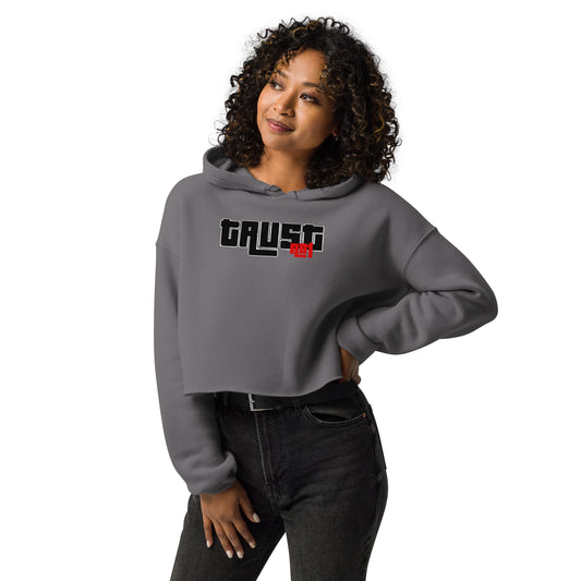 Trust no1 Crop Hoodie